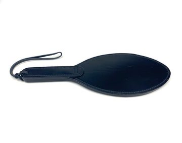 Black Large Oval 2 Layer Double Cheek Paddle