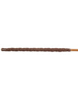 K183B Smoked Singapore Prison Cane (13-15mm) with Brown Handle