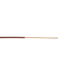 Mistress Courtney - K253 Senior Smoked Dragon Cane without knots, Brown Lambskin Handle