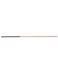 K253 Senior Smoked Dragon Cane without knots, Brown Lambskin Handle