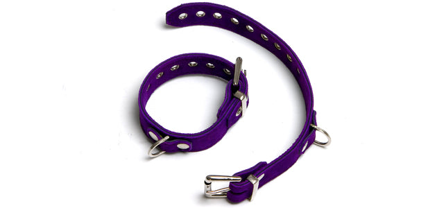 BAC61 Purple Elegance Ankle Cuffs