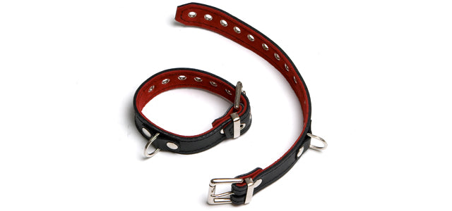 BAC72 Red Classic Ankle Cuffs