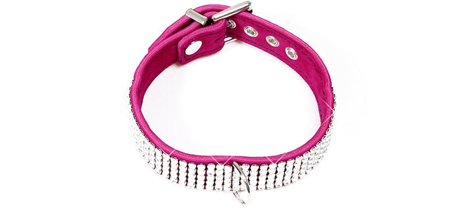 BC53 Crystal Pink Elegance Collar 1 Ring