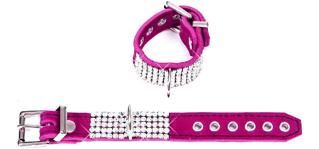 BWC53 Crystal Pink Elegance Wrist Cuffs