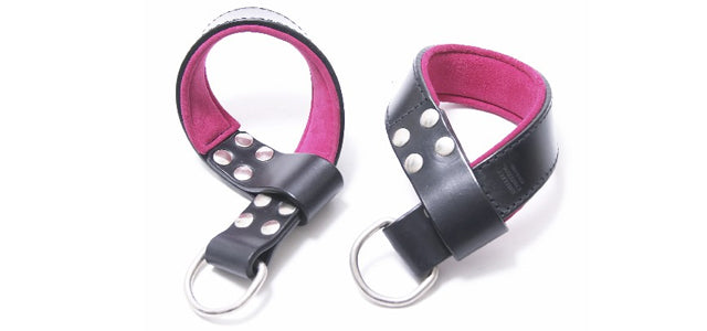 SC14 Pink Padded Large Suspension Cuffs