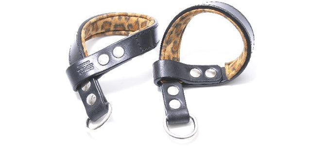 SC25 Leopard Padded Small Suspension Cuffs