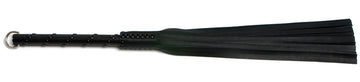W230 Black Soft Cow Leather Tails (13mm wide) Long Black Stud Handle