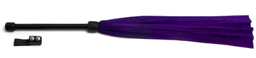 W340 Purple Suede Lambskin Tails (13mm wide) Long Plaited Handle