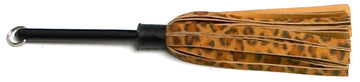 W840 Mini Short-Leopard Extra Soft Lambskin Suede Tails