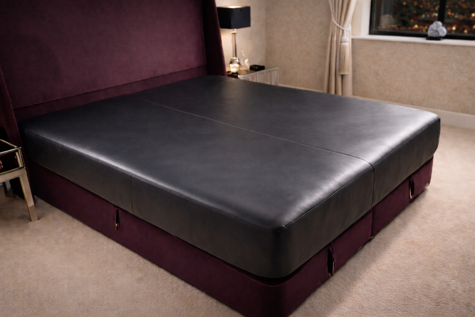 Leather Matress Cover - Super King size