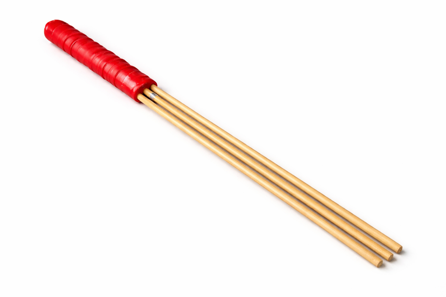 Triple Barrelled Senior Dragon Cane Red Lambskin Handle