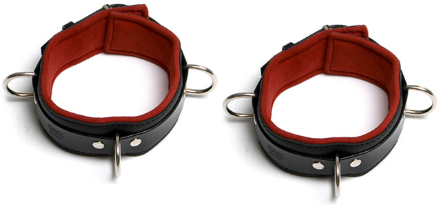 Mistress Lauren - BTB32 Red Padded Thigh Belts