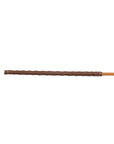 Governess Miss Zee - K183B Smoked Singapore Prison Cane (13-15mm) with Brown Handle