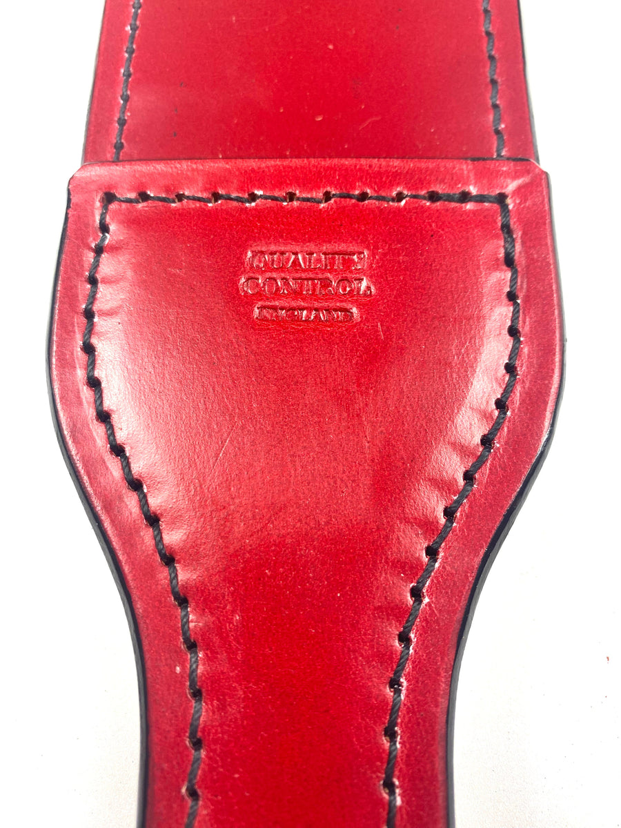 Mistress Courtney - S5 Red Canadian Prison Strap 2 Layers With Holes