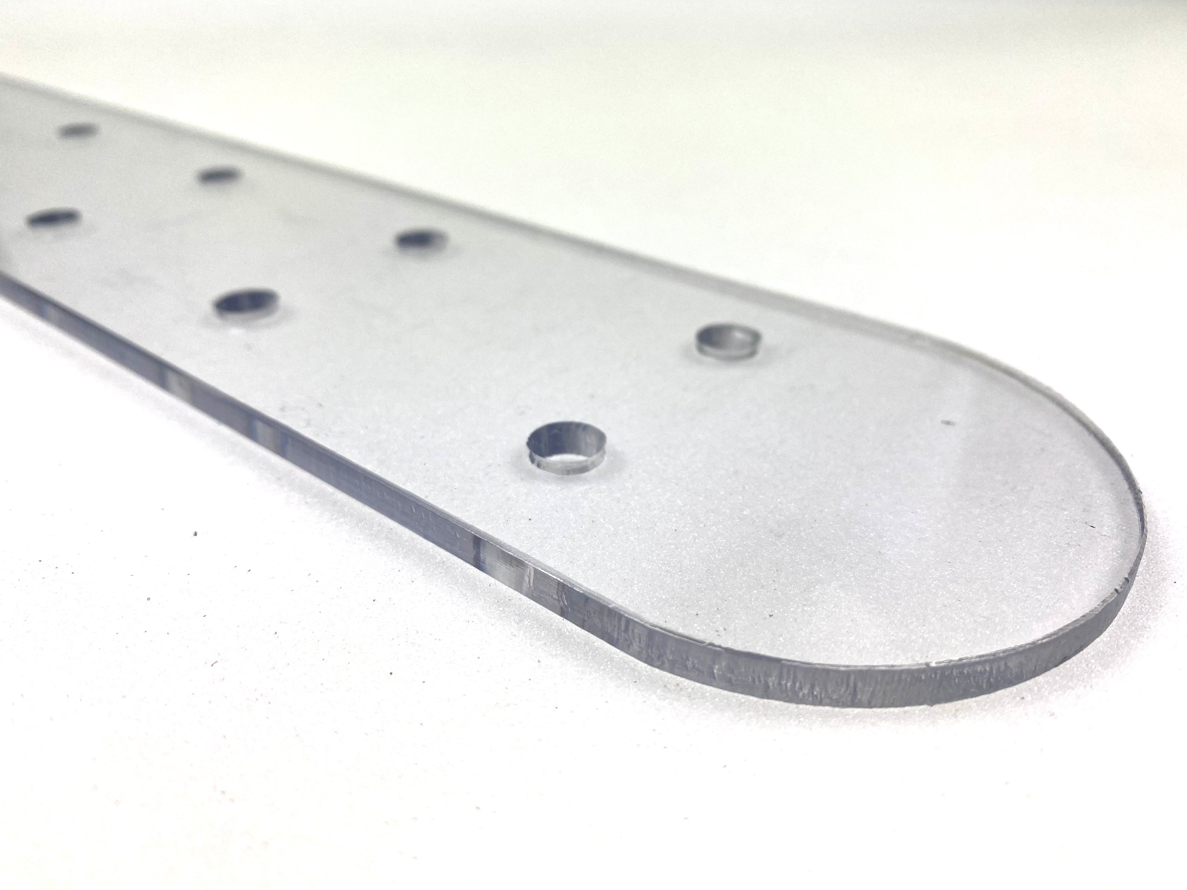 Clear Canadian Prison Strap With Holes