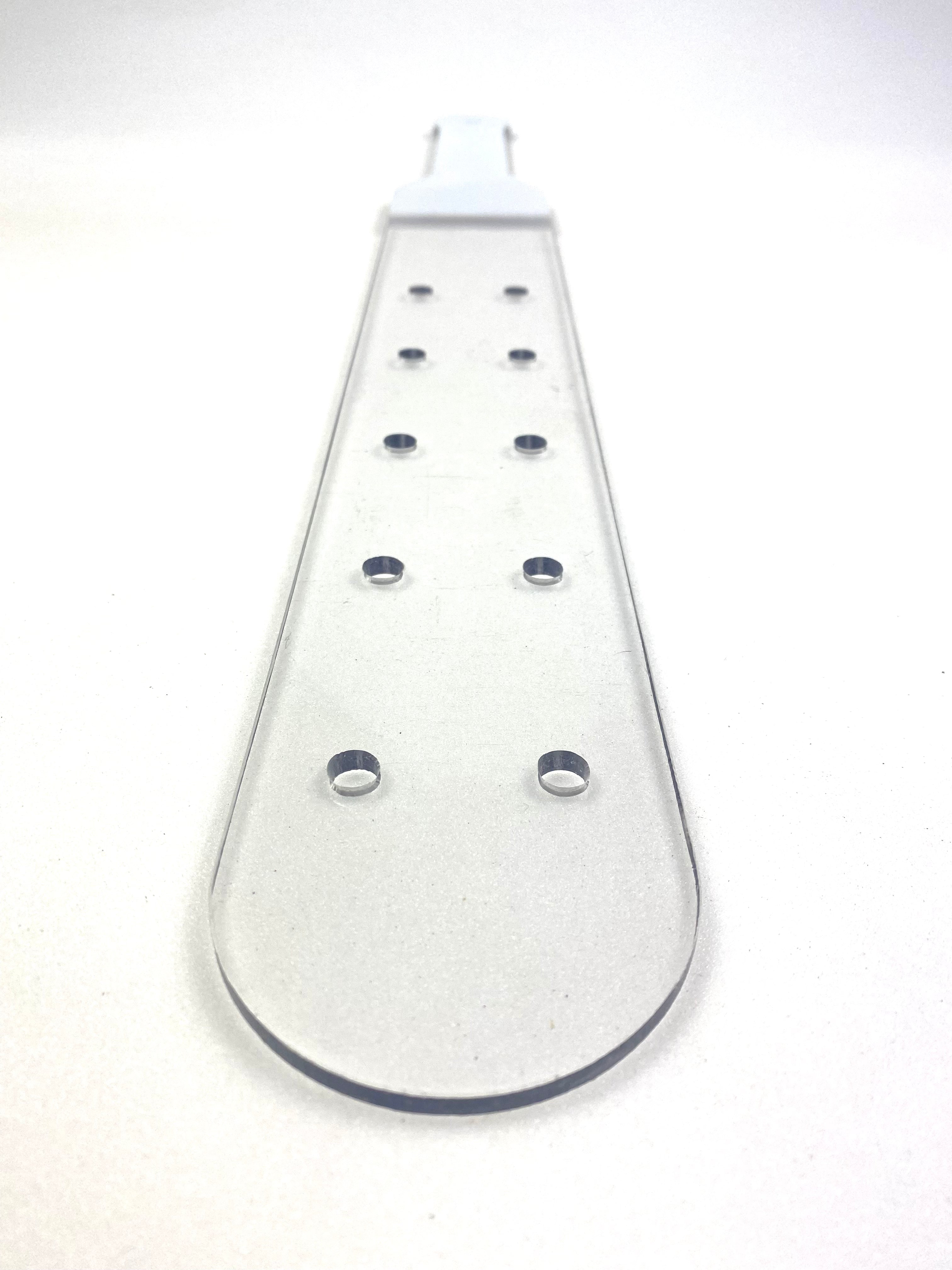 Clear Canadian Prison Strap With Holes