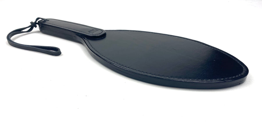 Black Large Oval 2 Layer Double Cheek Paddle