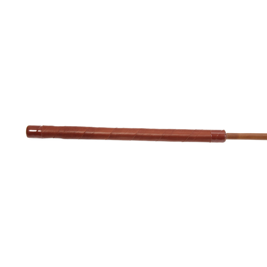 K183B Smoked Singapore Prison Cane (13-15mm) with Brown Handle