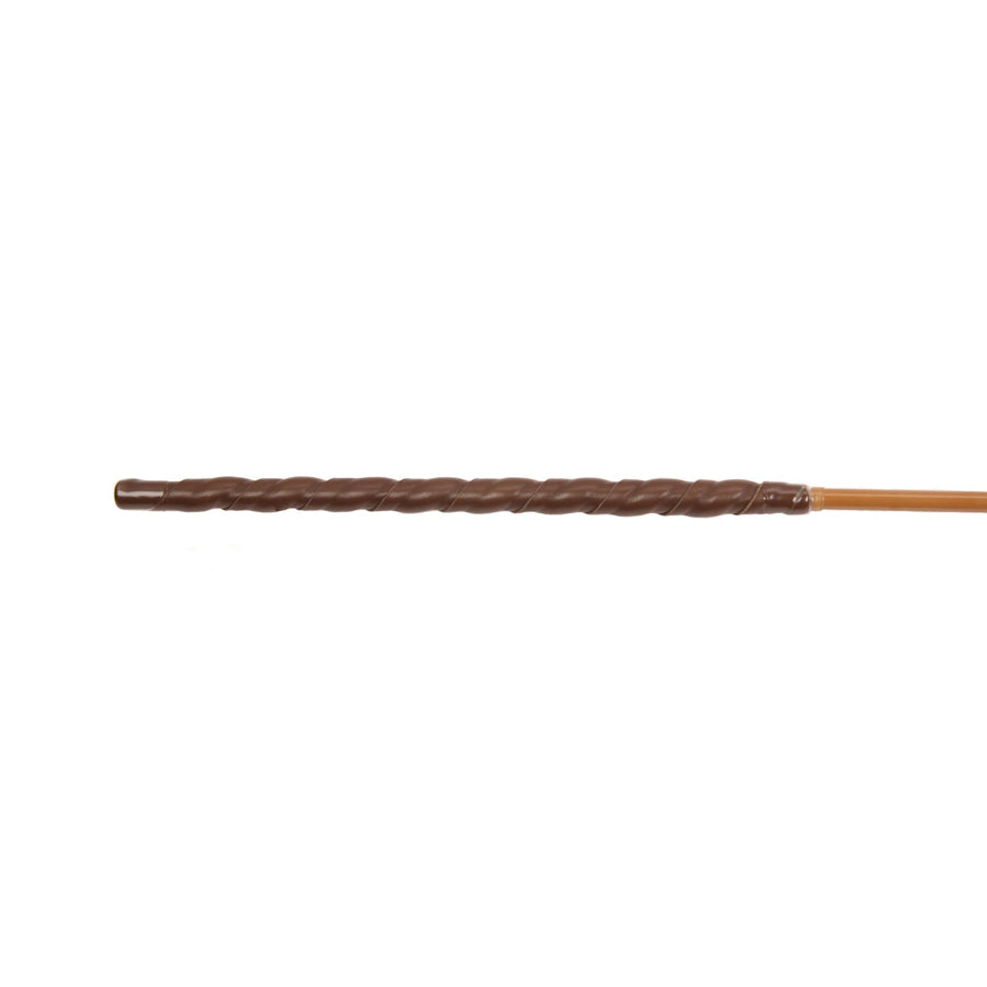 Governess Miss Zee - K183B Smoked Singapore Prison Cane (13-15mm) with Brown Handle