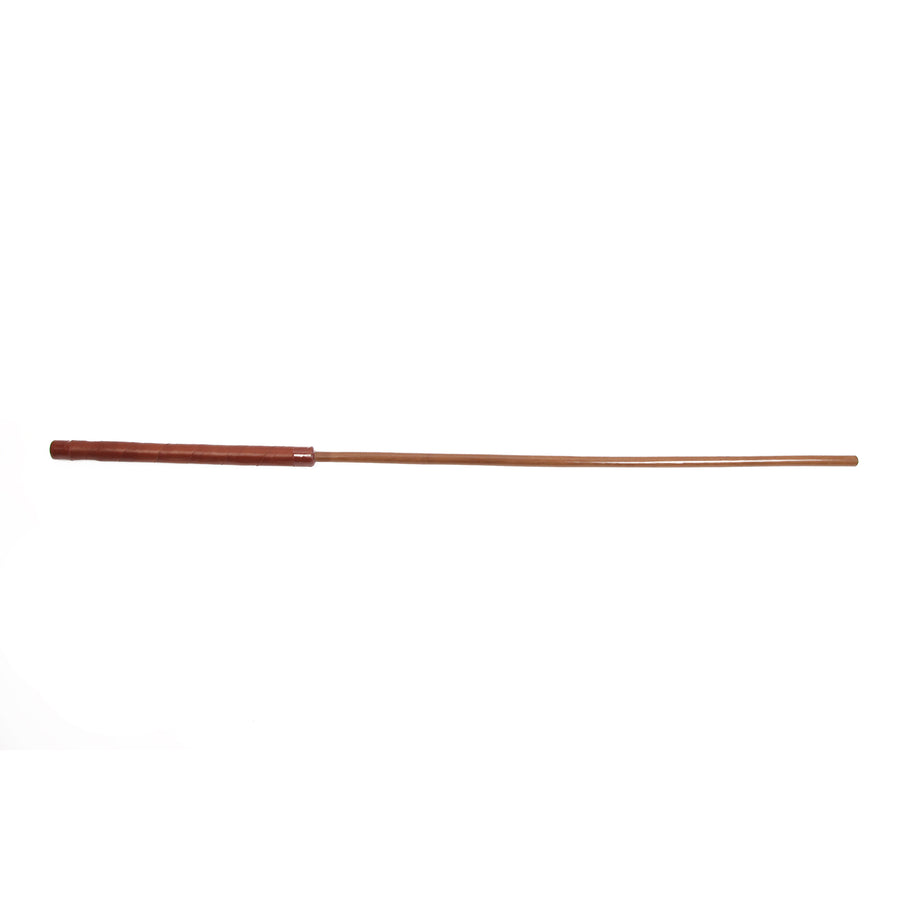 K183B Smoked Singapore Prison Cane (13-15mm) with Brown Handle