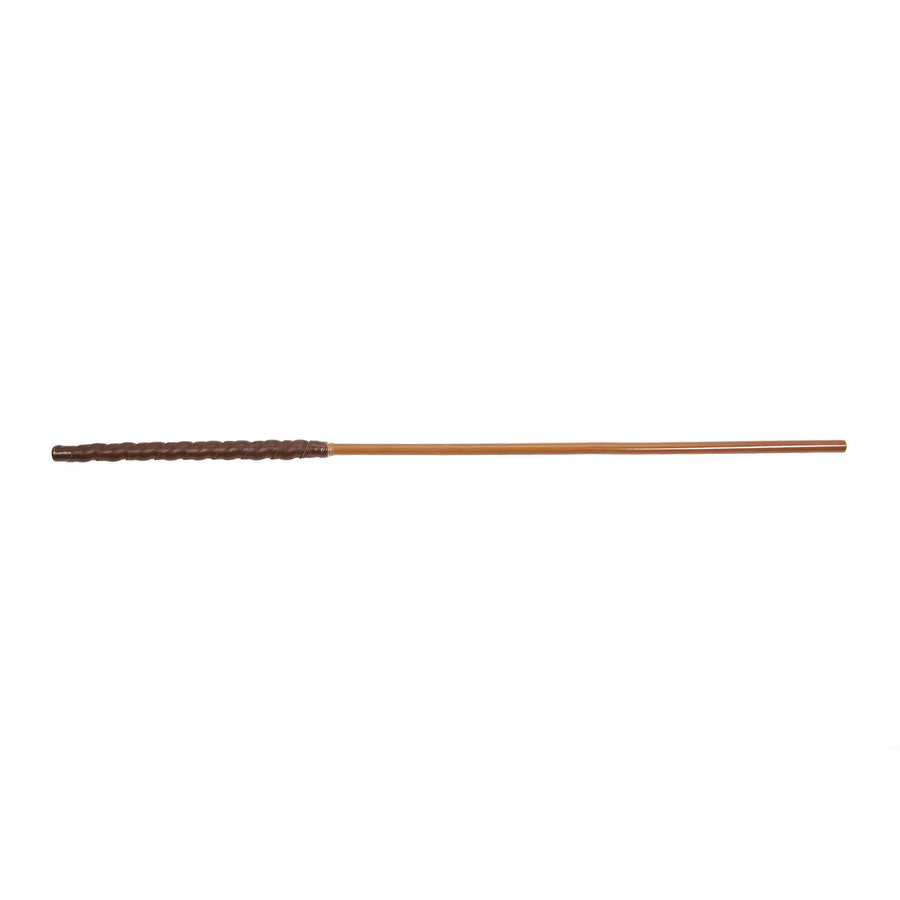 Governess Miss Zee - K183B Smoked Singapore Prison Cane (13-15mm) with Brown Handle