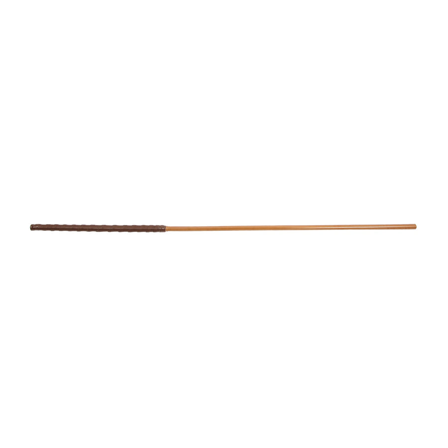 Mrs Sharpe - K183B Smoked Singapore Prison Cane (13-15mm) with Brown Handle