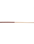 Governess Miss Zee - K253 Senior Smoked Dragon Cane without knots, Brown Lambskin Handle