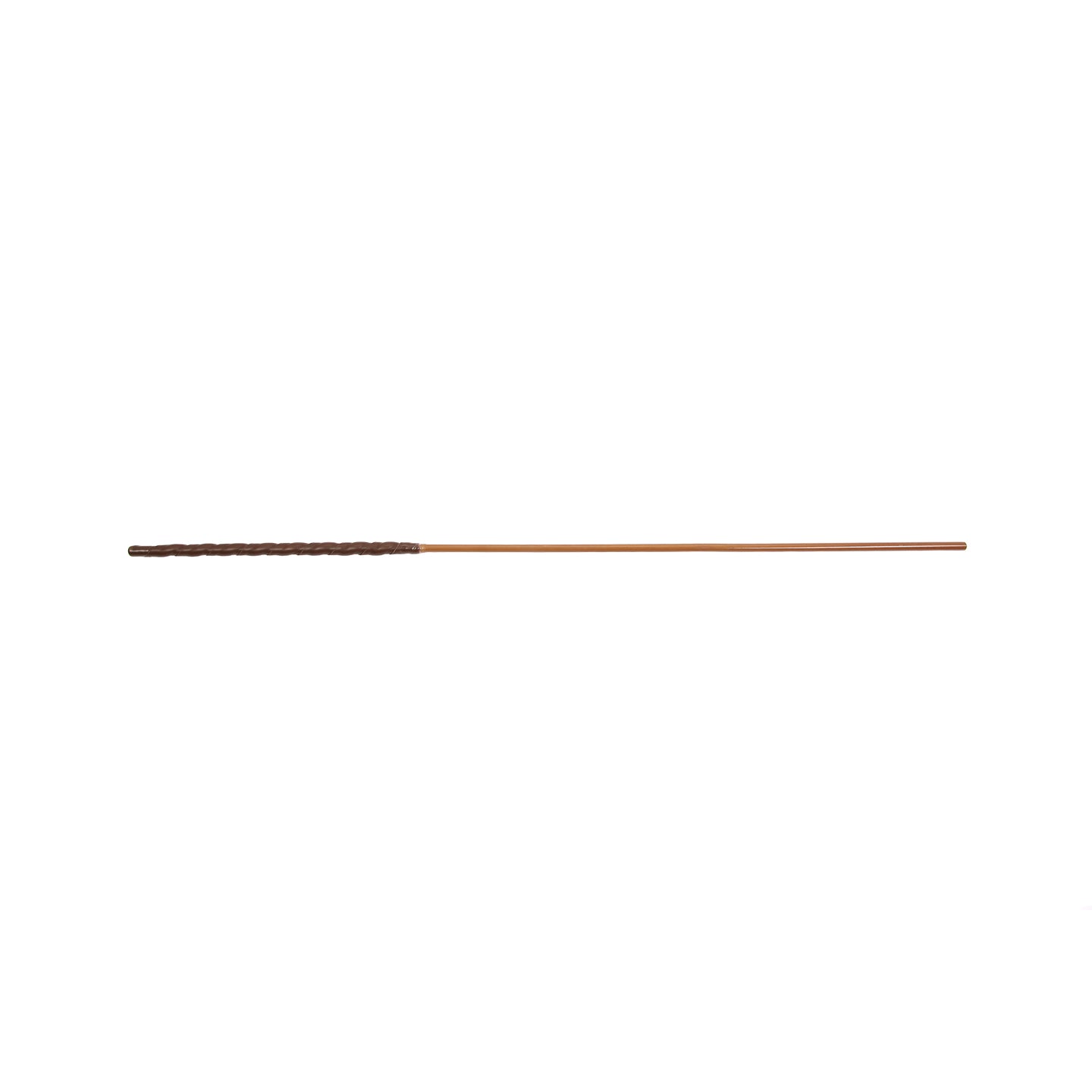 MIss Lady Louisa K253 Senior Smoked Dragon Cane without knots, Brown Lambskin Handle