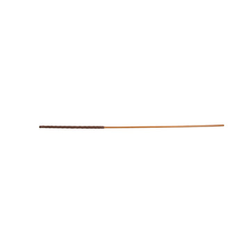 Governess Miss Zee - K253 Senior Smoked Dragon Cane without knots, Brown Lambskin Handle