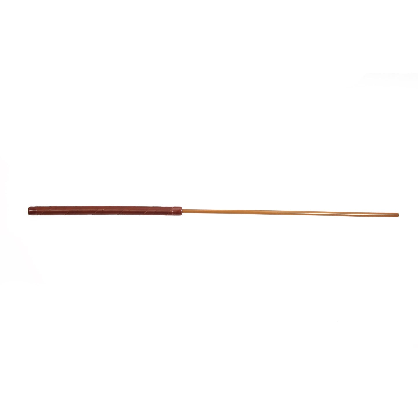 Mistress Courtney - Smoked Reformatory Dragon Cane No Knots & Brown Lambskin Handle