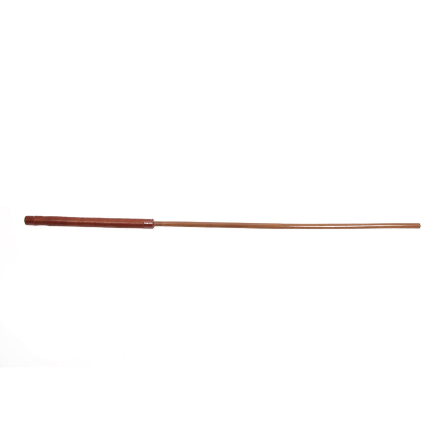 Governess Miss Zee - K453 Smoked Prison Dragon Cane with no knots & Brown Handle
