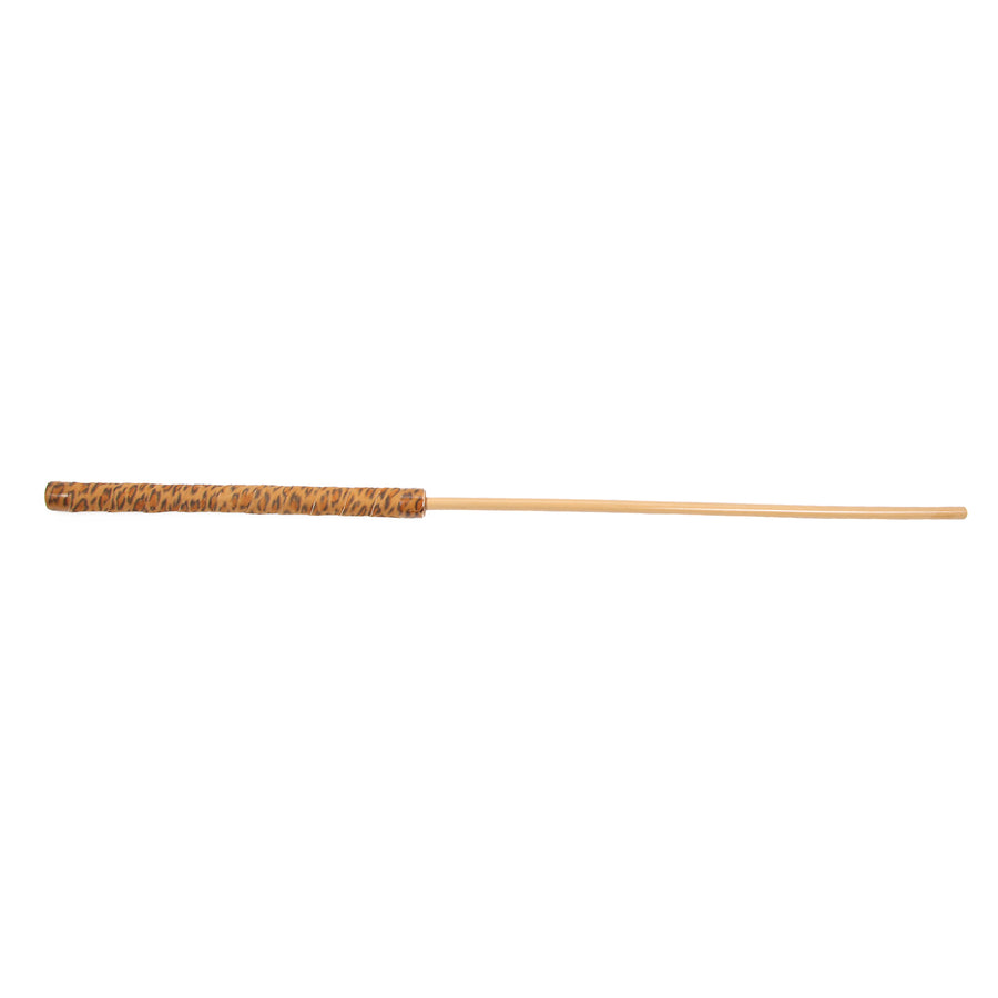 K703 Prison Dragon Cane with Leopard Print Lambskin Handle