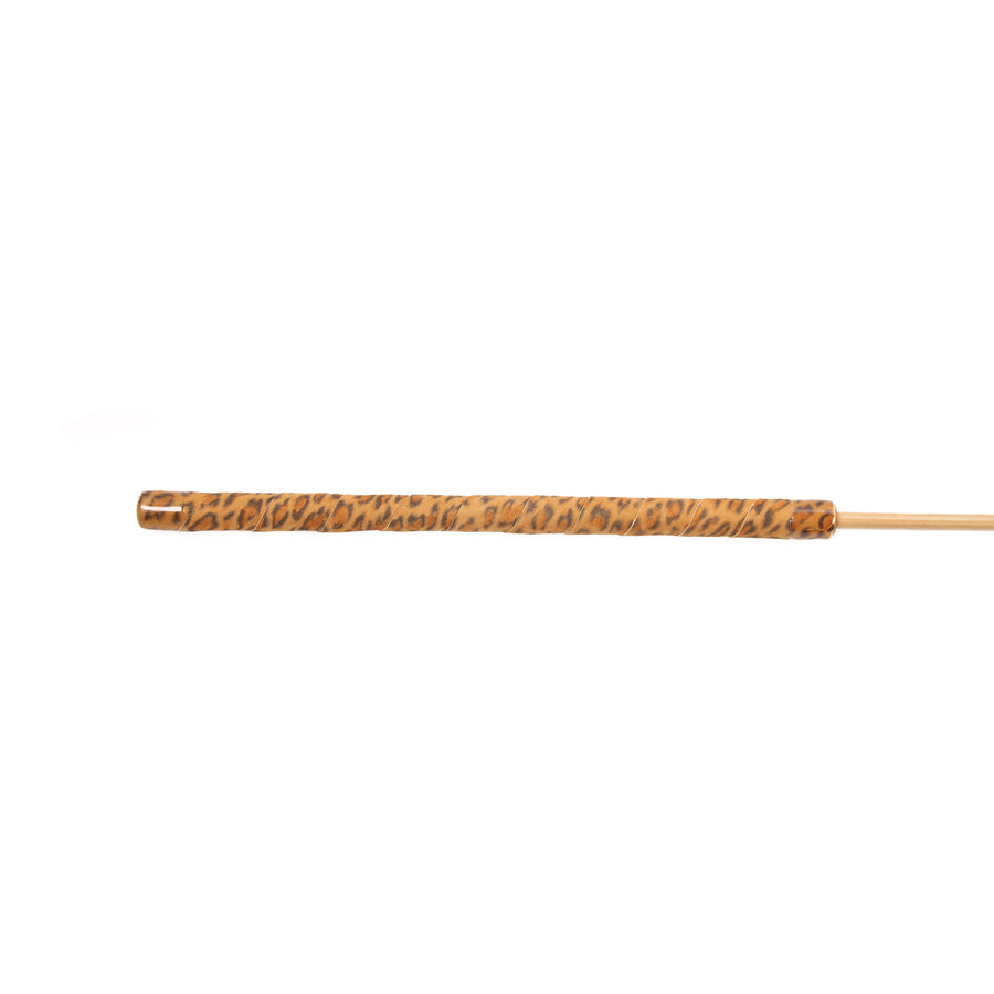 K703 Prison Dragon Cane with Leopard Print Lambskin Handle