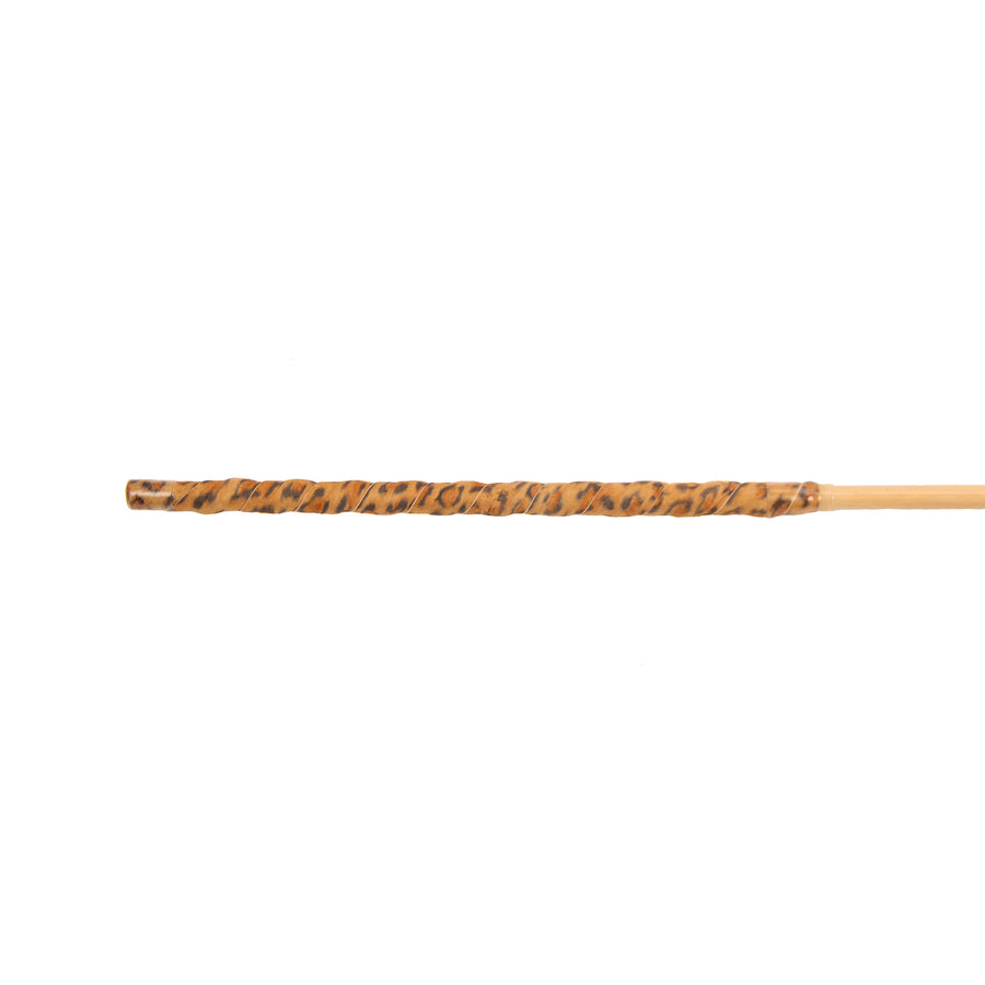 K703 Prison Dragon Cane with Leopard Print Lambskin Handle