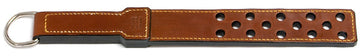 Mistress Courtney - S20 Tan Leather Governor Strap 2 Layers With Holes
