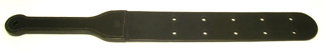 Diana Von Rigg - Black Canadian Prison Strap 1 Layer With Holes