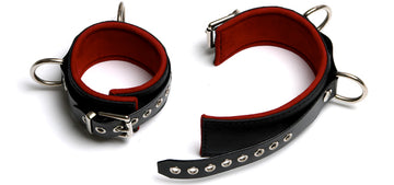 BAC32 Red Padded Ankle Cuffs