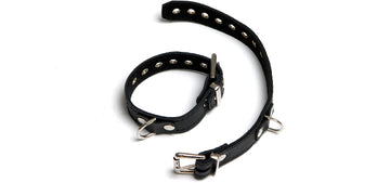 BAC70 Black Classic Ankle Cuffs