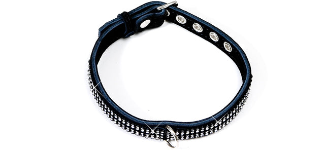 BC50-4 Crystal Small Black Elegance Collar 1 Ring