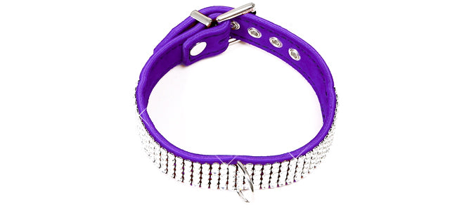 BC51 Crystal Purple Elegance Collar 1 Ring