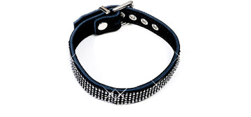 BC55-6 Crystal Small Black Elegance Collar No Ring