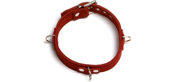 BC82 Red Elegance Collar 3 Rings