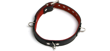 BC92 Red Classic Collar 3 Rings