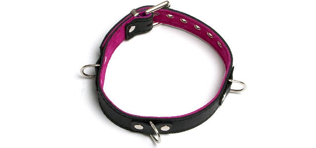 BC93 Pink Classic Collar 3 Rings