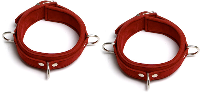 BTB22 Red Ultimate Thigh Belts (pair)