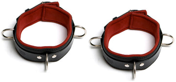 BTB32 Red Padded Thigh Belts