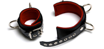 BWC32 Red Padded Wrist Cuffs