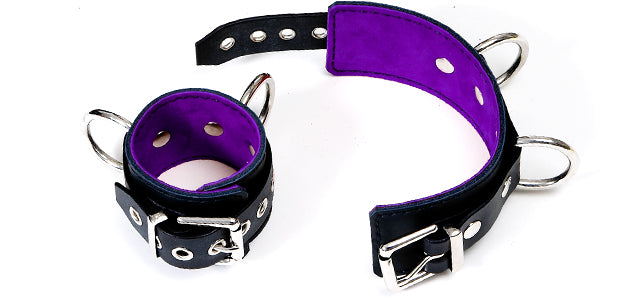BWC41 Purple Lined Wrist Cuffs