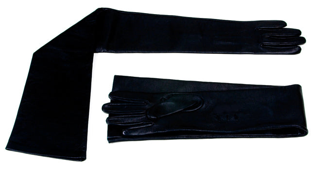 OG1 Black Full Length Leather Opera Gloves
