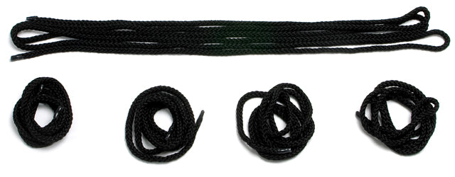 R1 Black Nylon Bondage Rope Set